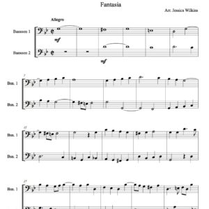 Duo No.1 (Fantasia) - Bassoon duet (Digital Download)