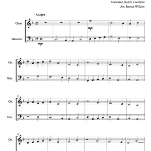 Lucchece Duo No.12 - oboe & bassoon duet (Digital Download)
