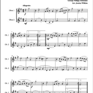 6 Easy Oboe Duets (Digital Download)