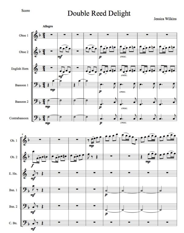 Double Reed Delight - Double Reed Choir (Digital Download)