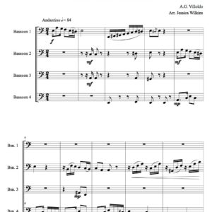 Villoldo Acorazado Rivadavia - Bassoon Quartet (Digital Download)