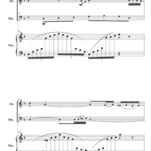Bax Elegiac Trio - Oboe,Bassoon,Piano (Digital Download)