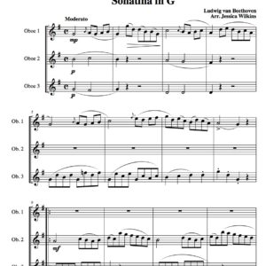 Oboe Trios for Intermediate Players (Digital Download)