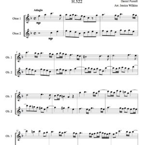 Purcell Sonata H.522 - oboe duet
