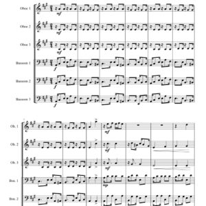 Nazareth 1922 tango brasileiro - Double Reed Choir (Digital Download)
