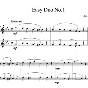 Easy Oboe Duets No.1-3 (Digital Download)