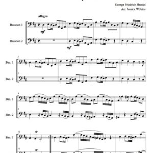 Handel Barocke Spielstucke - Bassoon duet (Digital Download)