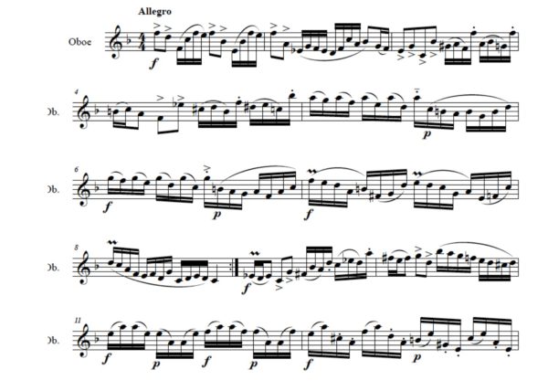 Karg-Elert Study No.3 Op.107 - Oboe Solo (Digital Download)