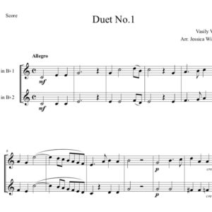 10 Easy Clarinet Duets (Digital Download)