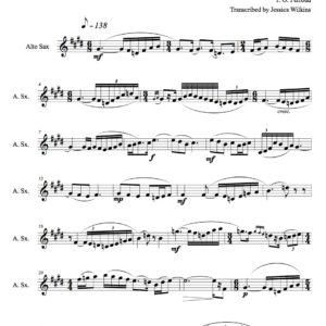 Ferroud Bergere Captive - Alto Saxophone solo (Digital Download)