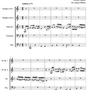 Aguado Rondo No.3 for Brass Quintet (Digital Download)