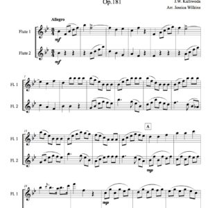 Kalliwoda Flute Duet No.1 Op.181 (Digital Download)