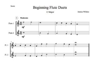Beginning Flute Duets (Digital Download) – JDW Sheet Music