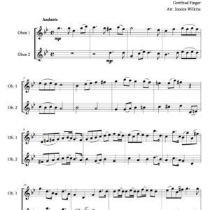 Finger Sonata No.2 - Oboe Duet (Digital Download)
