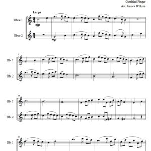 Finger Sonata No.1 - Oboe Duet (Digital Download)