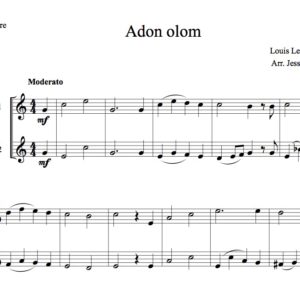 Adon olom - Oboe Duet (Digital Download)