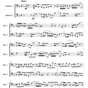 Geminiani Bassoon Duet in F Major (Digital Download)
