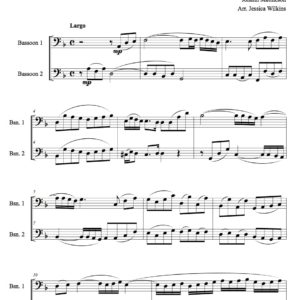 Mattheson Prelude & Fugue - Bassoon duet (Digital Download)