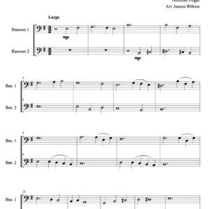Finger Sonata No.5 - Bassoon duet (Digital Download)
