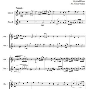 Finger Sonata No.6 - oboe duet (Digital Download)