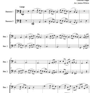 Finger Sonata No.1 - Bassoon Duet (Digital Download)