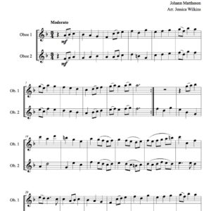 Mattheson Air & Rondeau - Oboe Duet (Digital Download)