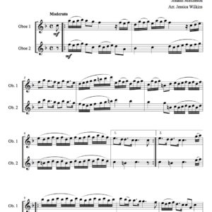 Mattheson Allemande - oboe duet (Digital Download)