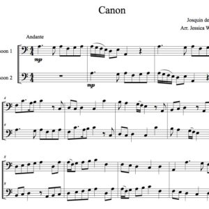 Josquin Canon - Bassoon Duet (Digital Download)