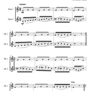Heberle Oboe Duo No.3 (Digital Download)