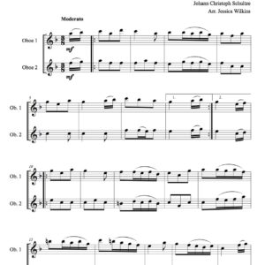 Schultze Passepied - oboe duet (Digital Download)