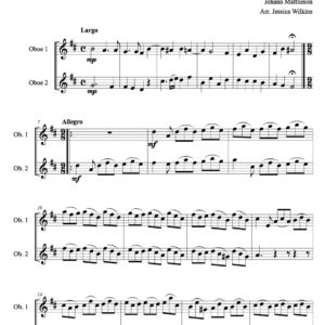 Mattheson Sonata No.2 - Oboe Duet(Digital Download)