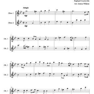 Courteville Sonata no.2 - oboe duet (Digital Download)