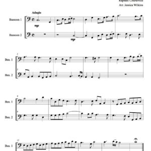 Courteville Sonata no.5 - bassoon duet (Digital Download)