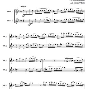 Loeillet Sonata no.4 - oboe duet