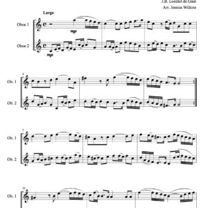 Loeillet Sonata No.2 - oboe duet