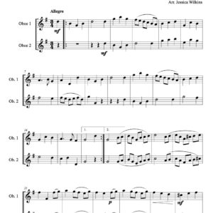 Philidor Air & Rondeau - Oboe Duet (Digital Download)