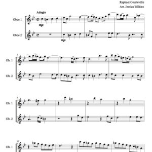Courteville Sonata No.1 - oboe duet (Digital Download)