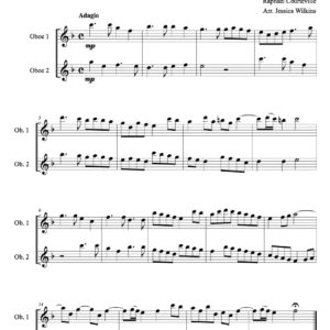 Courteville sonata no.3 - Oboe Duet (Digital Download)