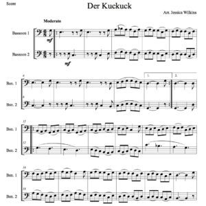 Der Kuckuck - Bassoon duet (Digital Download)