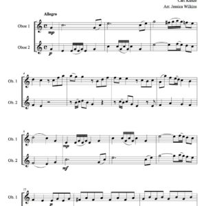 Kunze Duo in C major - oboe duet (Digital Download)