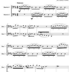 Molter Duo no.3 - Bassoon duet (Digital Download)