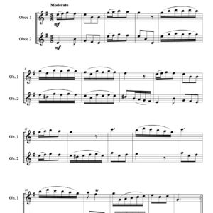 Molter Duo no.4 - oboe duet (Digital Download)