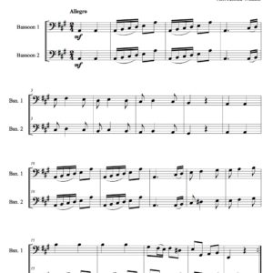 Molter Duo no.6 - Bassoon duet (Digital Download)