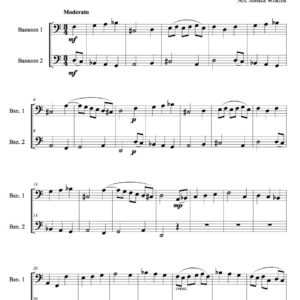 Philidor Rondeau - Bassoon duet (Digital Download)