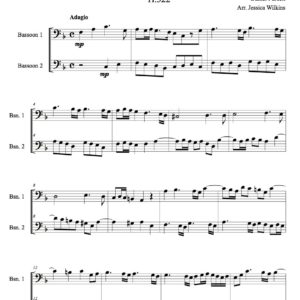 Purcell Sonata H.522 - Bassoon duet (Digital Download)