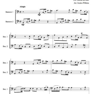 Loeillet Sonata no.1 - Bassoon duet