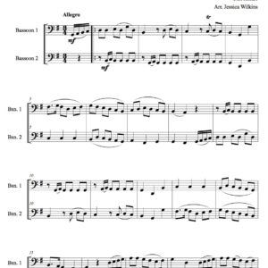 Kunze Bassoon Duet in G major