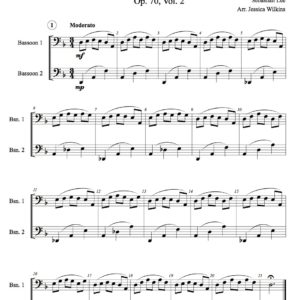 5 Intermediate bassoon duets vol.2 (Digital Download)