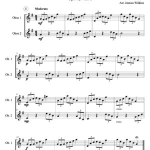 5 Intermediate oboe duets vol.1 (Digital Download)