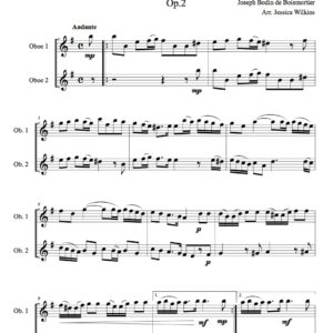 Boismortier Sonata No.1 Op.2 - Oboe duet